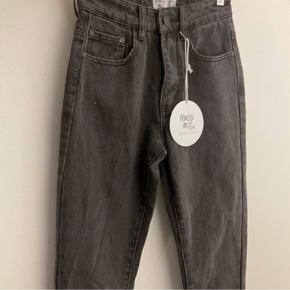 Princess Polly Secondcity Jeans | Black | High Waisted | NWT - Picture 3 of 11
